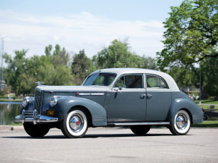 Картинка автомобили packard 1941г 180 custom super eight sport brougham lebaron