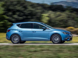 Картинка автомобили seat leon ecomotive 2013г голубой