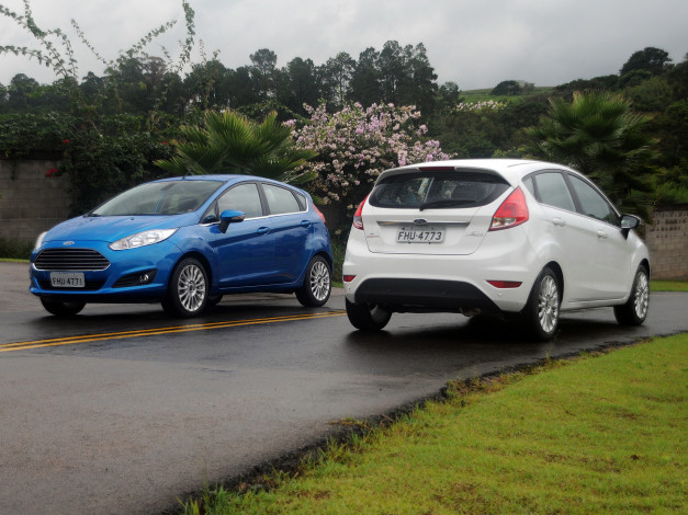 Обои картинки фото автомобили, ford, fiesta, br-spec, 2013г, светлый