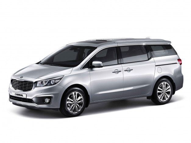 Обои картинки фото автомобили, kia, carnival, светлый