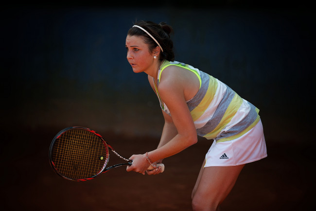 Обои картинки фото hafner melanie, спорт, теннис, девушка, ракетка