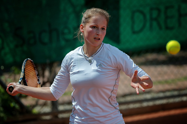 Обои картинки фото kastner steffi, спорт, теннис, девушка, ракетка, корт