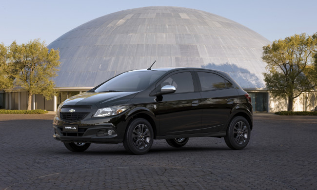 Обои картинки фото автомобили, chevrolet, темный, 2015г, seleсаo, onix