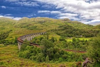 Картинка glenfinnan+viaduct города -+мосты виадук
