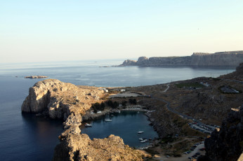 Картинка природа побережье море залив скалы