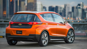 Картинка chevrolet+bolt+ev+concept+2015 автомобили chevrolet bolt 2015 concept ev оранжевая