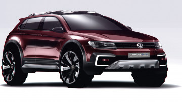 Картинка volkswagen+tiguan+gte+active+concept+2016 автомобили 3д volkswagen concept active gte tiguan графика 2016