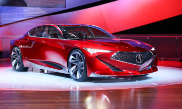 обоя acura precision concept 2016, автомобили, выставки и уличные фото, автосалон, выставка, красная, 2016, concept, precision, acura