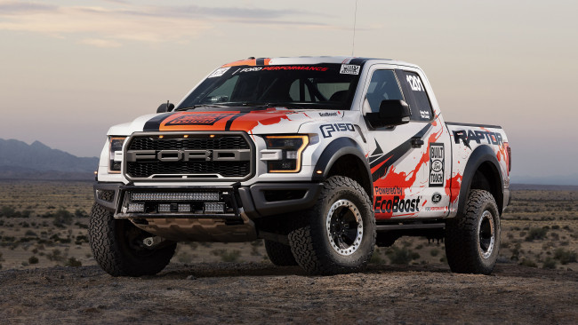 Обои картинки фото ford f-150 raptor race truck concept 2016, автомобили, ford, f-150, truck, concept, race, raptor, 2016