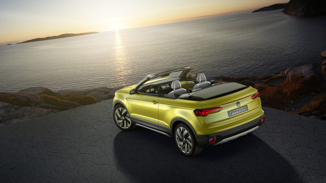 Обои картинки фото volkswagen t-cross breeze concept 2016, автомобили, volkswagen, concept, 2016, t-cross, breeze
