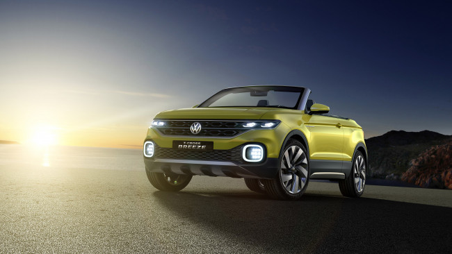 Обои картинки фото volkswagen t-cross breeze concept 2016, автомобили, volkswagen, t-cross, concept, 2016, breeze
