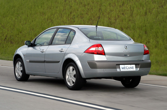 Обои картинки фото автомобили, renault, megane, sedan, br-spec