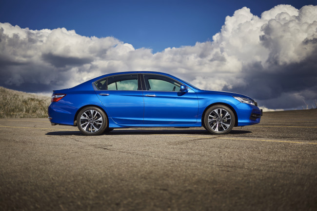 Обои картинки фото автомобили, honda, 2016г, au-spec, sedan, accord, v6
