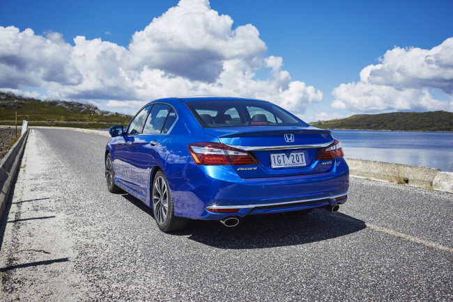 Обои картинки фото автомобили, honda, 2016г, au-spec, sedan, accord, v6