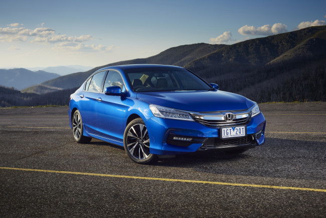 Обои картинки фото автомобили, honda, 2016г, au-spec, sedan, accord, v6