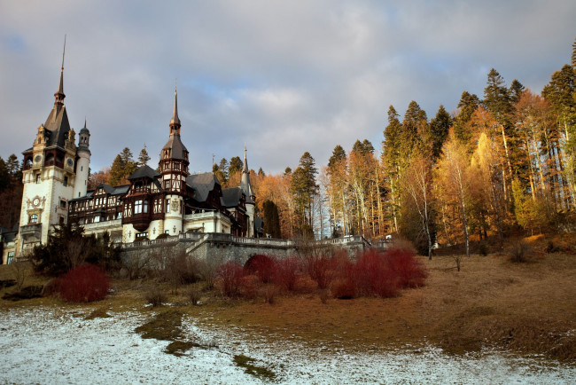 Обои картинки фото города, замок пелеш , румыния, замок, пелеш