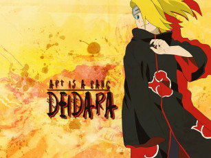 Картинка аниме naruto воин ниндзя шиноби akatsuki deidara