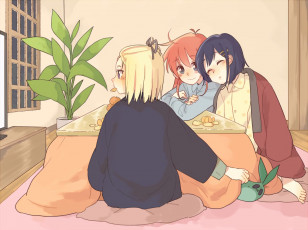 Картинка аниме unknown +другое фон взгляд девушка