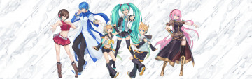 Картинка аниме vocaloid персонажи