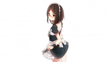 Картинка аниме unknown +другое взгляд девушка фон