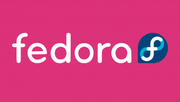 обоя компьютеры, fedora, логотип, фон