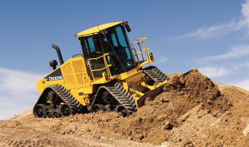 Картинка техника тракторы+на+гусенецах deere