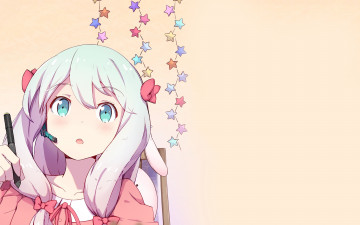 Картинка аниме eromanga-sensei девушка взгляд фон