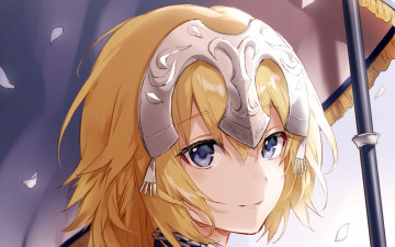 Картинка аниме fate stay+night девушка взгляд фон