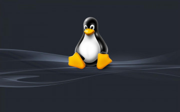 Картинка компьютеры linux логотип фон