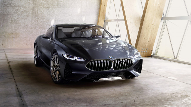 Обои картинки фото bmw 8 series concept 2017, автомобили, bmw, 2017, concept, series, 8