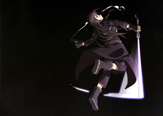 Обои картинки фото аниме, sword art online, кирито