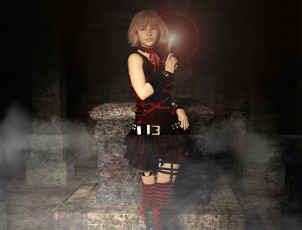 Картинка 3д+графика фантазия+ fantasy девушка фон взгляд