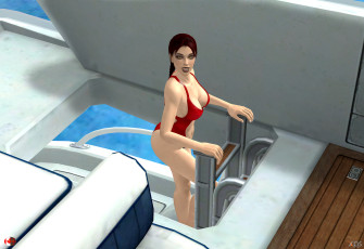 Картинка 3д+графика люди+ people девушка взгляд фон