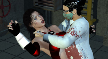 обоя 3д графика, фантазия , fantasy, amazon, arrow, of, cthulhu, in, the, laboratory