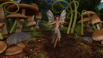 Картинка 3д+графика эльфы+ elves грудь фон взгляд эльфийка