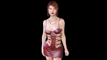 Картинка 3д+графика люди+ people фон взгляд девушка