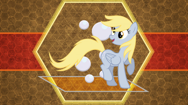 Обои картинки фото мультфильмы, my little pony, фон, пони