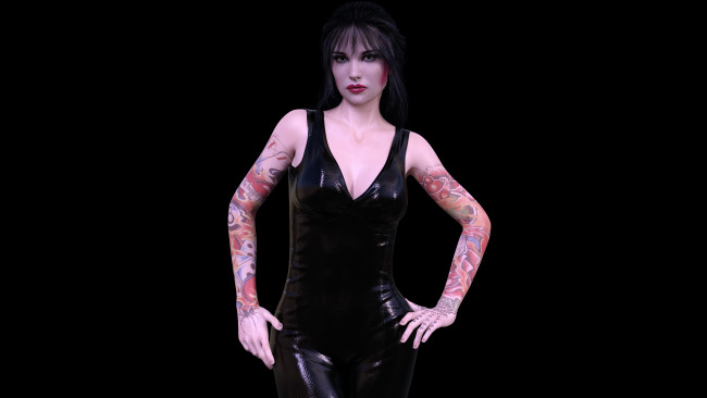 Обои картинки фото 3д графика, люди , people, фон, взгляд, девушка