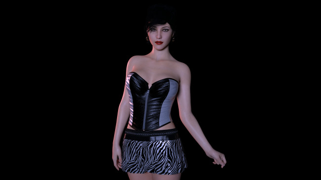 Обои картинки фото 3д графика, люди , people, фон, взгляд, девушка