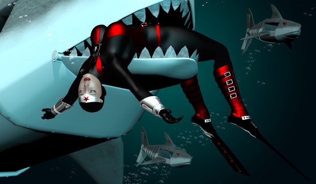 Обои картинки фото 3д графика, фантазия , fantasy, взгляд, девушка, фон