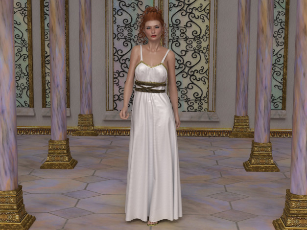 Обои картинки фото 3д графика, люди , people, фон, взгляд, девушка