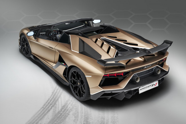 Обои картинки фото lamborghini aventador svj 2020, автомобили, lamborghini, элитный, автомобиль, из, италии, скоростной, бык