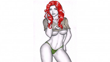 Картинка рисованное elberty+oliveira девушка фон взгляд