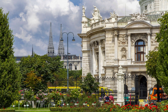 Обои картинки фото города, вена , австрия, собор, дворец