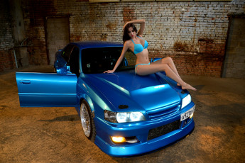 Картинка девушка+-+girl автомобили -авто+с+девушками девушка женщина брюнетка темноволосая сексуальная модель звезда позирует разная обувь верхняя стильная одежда нижнее эротическое бельё трусы лифчик колготки чулки аксессуары макияж и множество элементов на фотографии