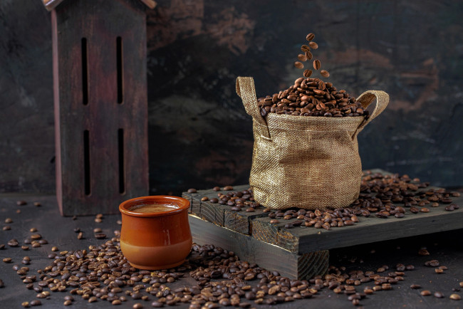 Обои картинки фото еда, кофе,  кофейные зёрна