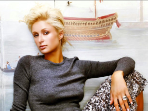 Картинка девушки paris+hilton блондинка свитер лицо корабль