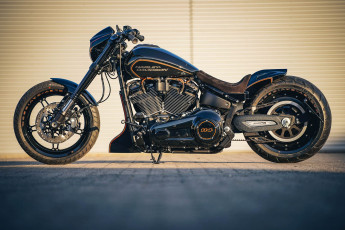 Картинка харлей мотоциклы harley-davidson мотоцикл байк чёрный thunderbike customs