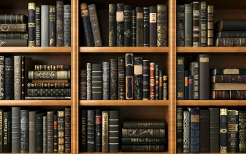 обоя разное, канцелярия,  книги, шкаф, полки, книги