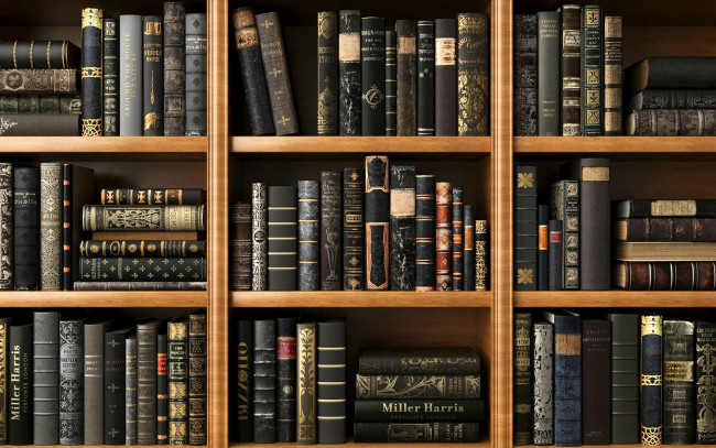 Обои картинки фото разное, канцелярия,  книги, шкаф, полки, книги